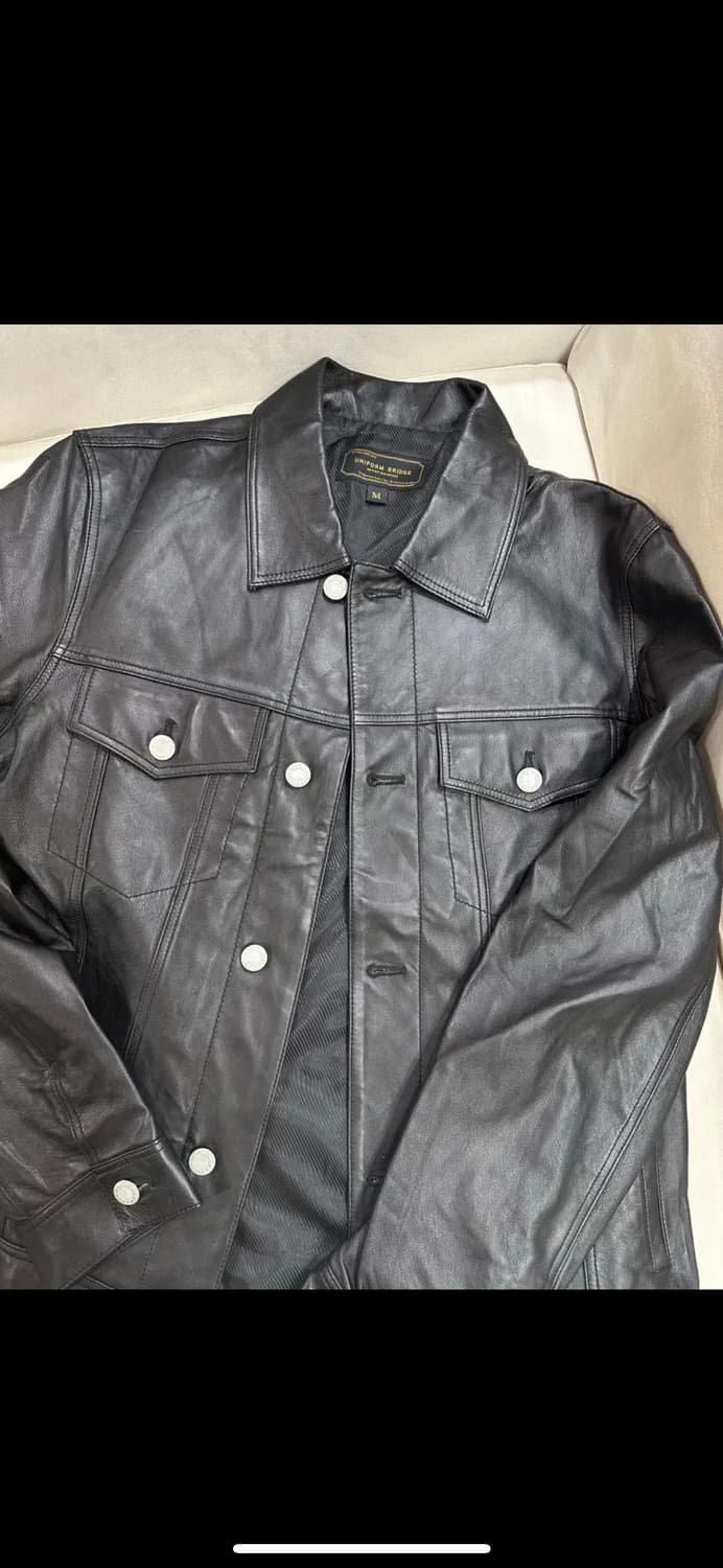 유니폼 브릿지 레더 자켓 상품이미지2