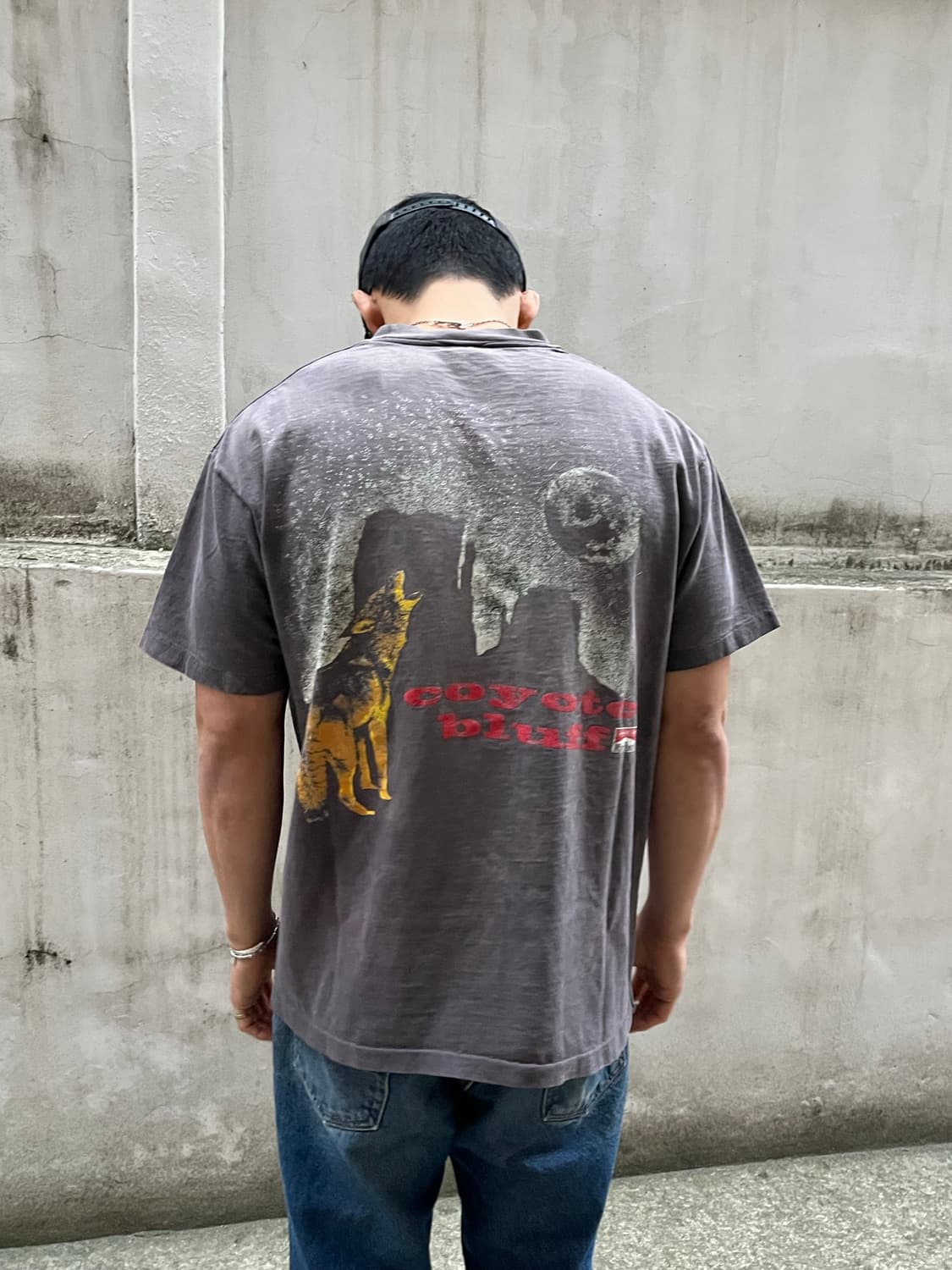 90s 말보로 코요테 빈티지 티셔츠(distressed) 상품이미지2