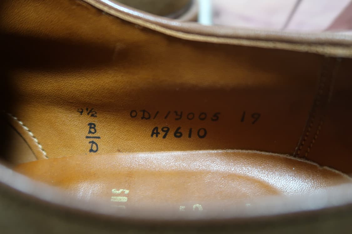 (9.5)알든 9610 스너프 스웨이드 샌프란시스코마켓별주 상품이미지9