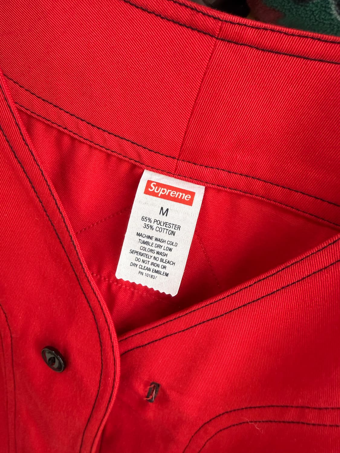 15ss 슈프림 베이스볼 저지 셔츠 상품이미지4