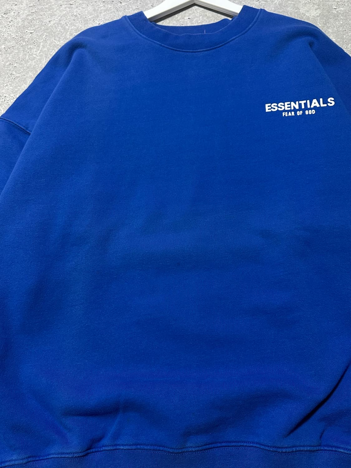 피어오브갓 에센셜 X TMC CRENSHAW 블루 맨투맨 상품이미지3