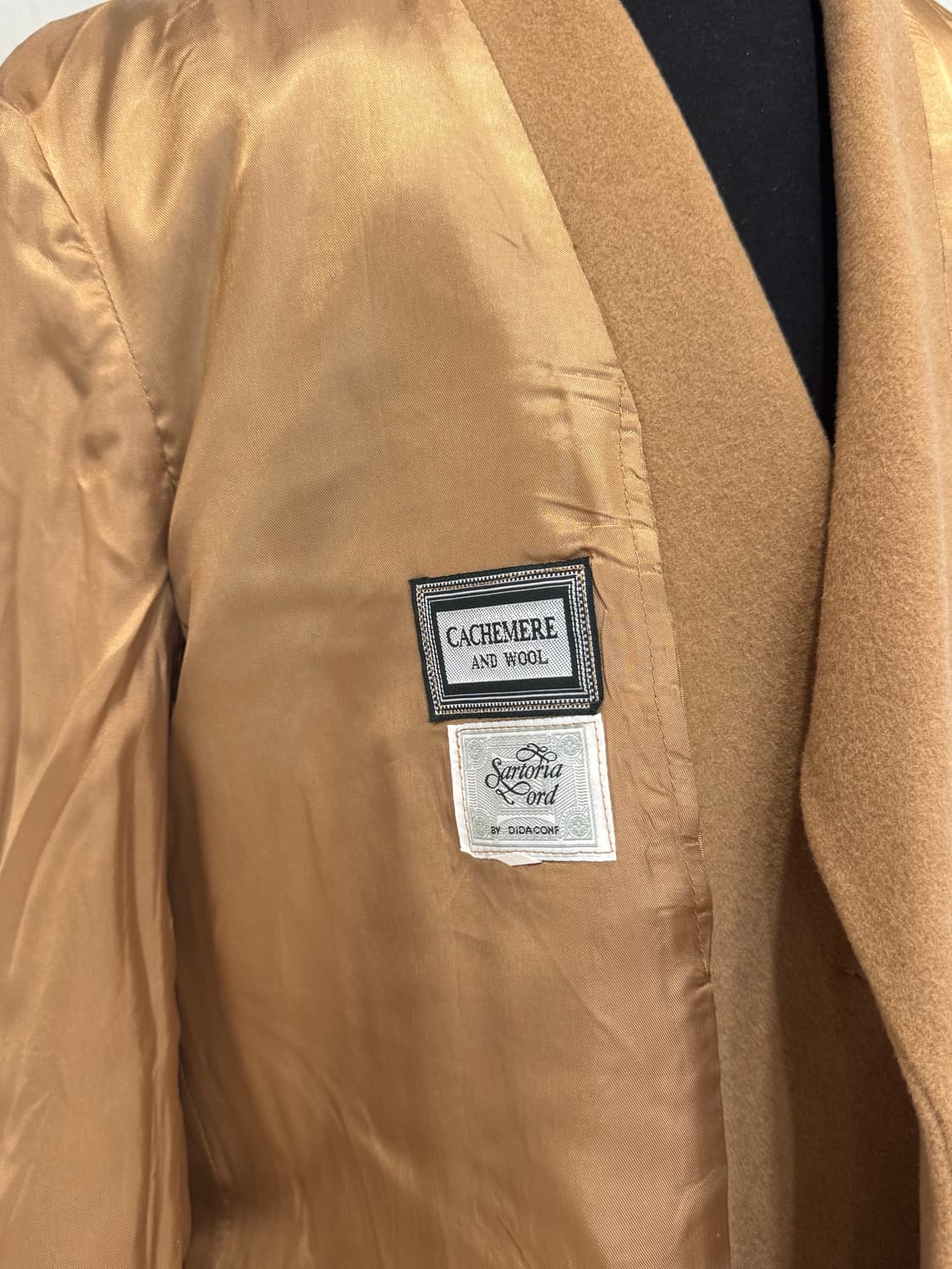 Sartoria Lord 캐시미어·울 싱글 코트 상품이미지7