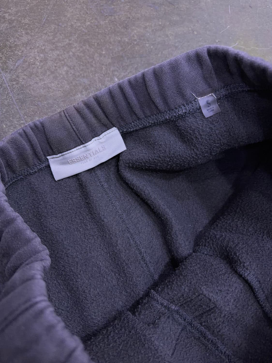 피어오브갓 에센셜 1977 스웻팬츠 기모 조거팬츠 차콜 S 상품이미지7