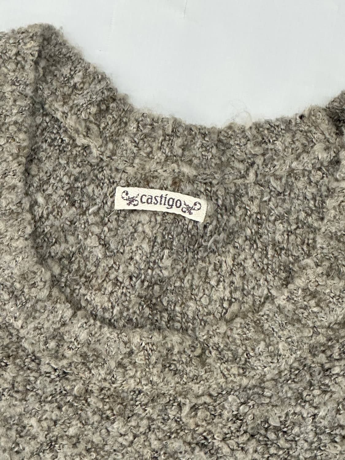 🤎사와코의 라떼갸루 코디세트🤎그런지 히피 에스닉 니트 미디 스커트 상품이미지5