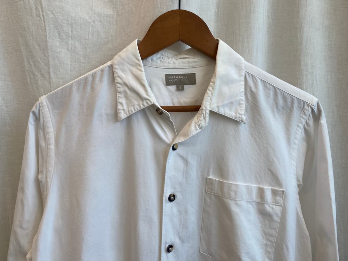 MARGARET HOWELL 화이트 셔츠(MEN S) 상품이미지3