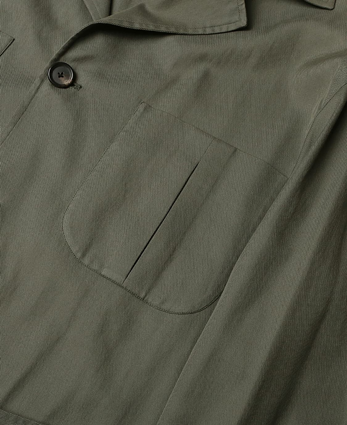 드 페트릴로 [De Petrillo] 카키 코튼 클래식 벨티드 자켓 상품이미지3