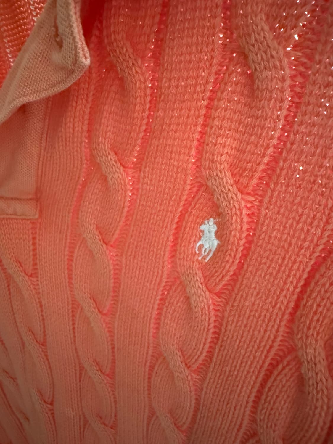 랄프로렌 여성 워싱 니트입니다. 상품이미지4