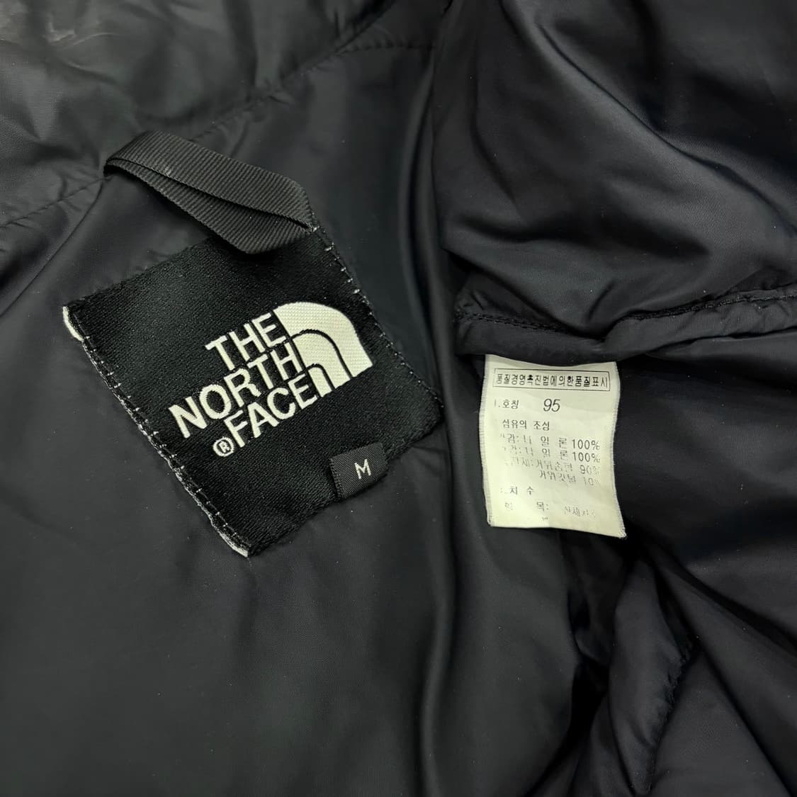 노스페이스 눕시 700 블랙 패딩 95 m 상품이미지6
