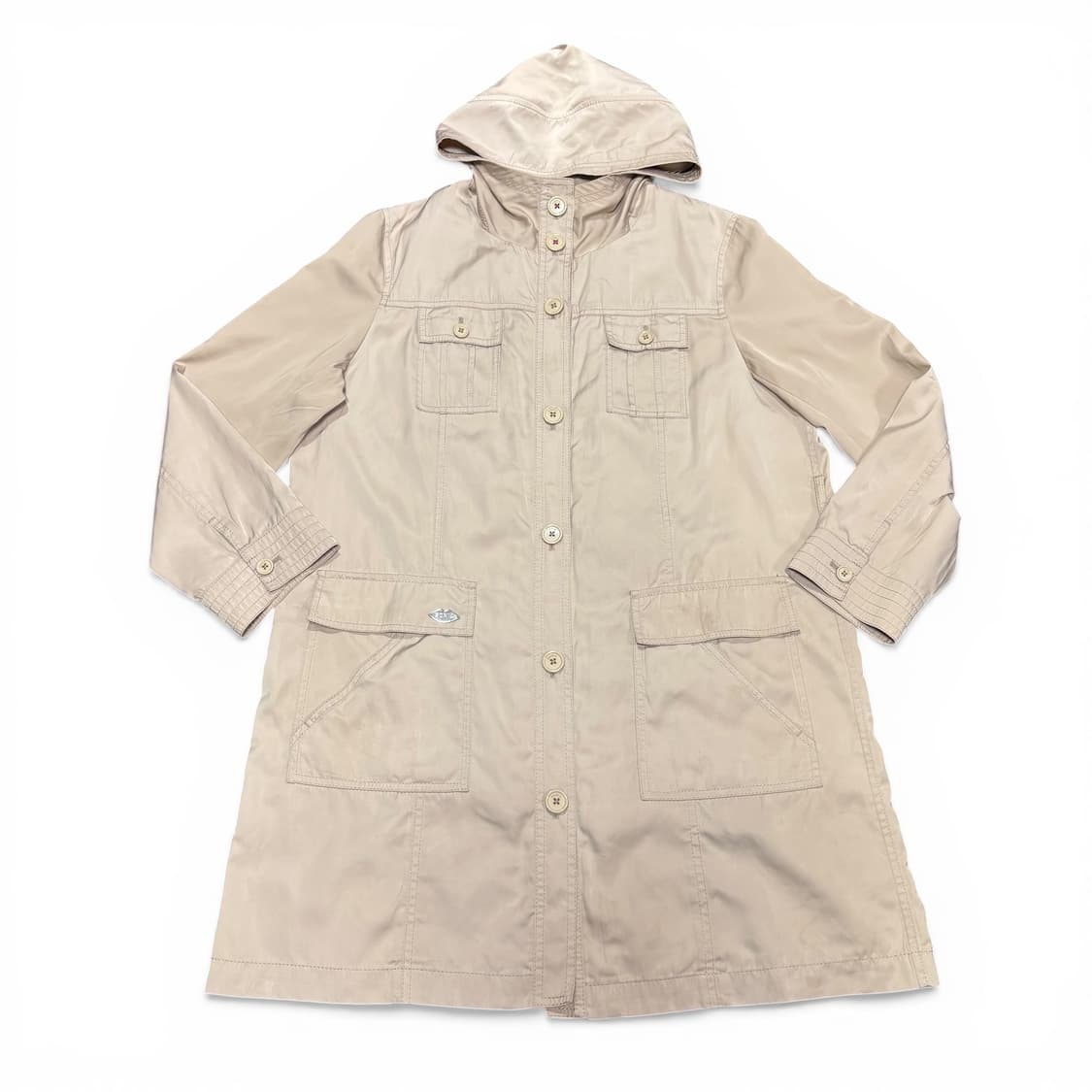 48 소니아 리키엘 컬렉션 베이지 나일론 코트 자켓 상품이미지1