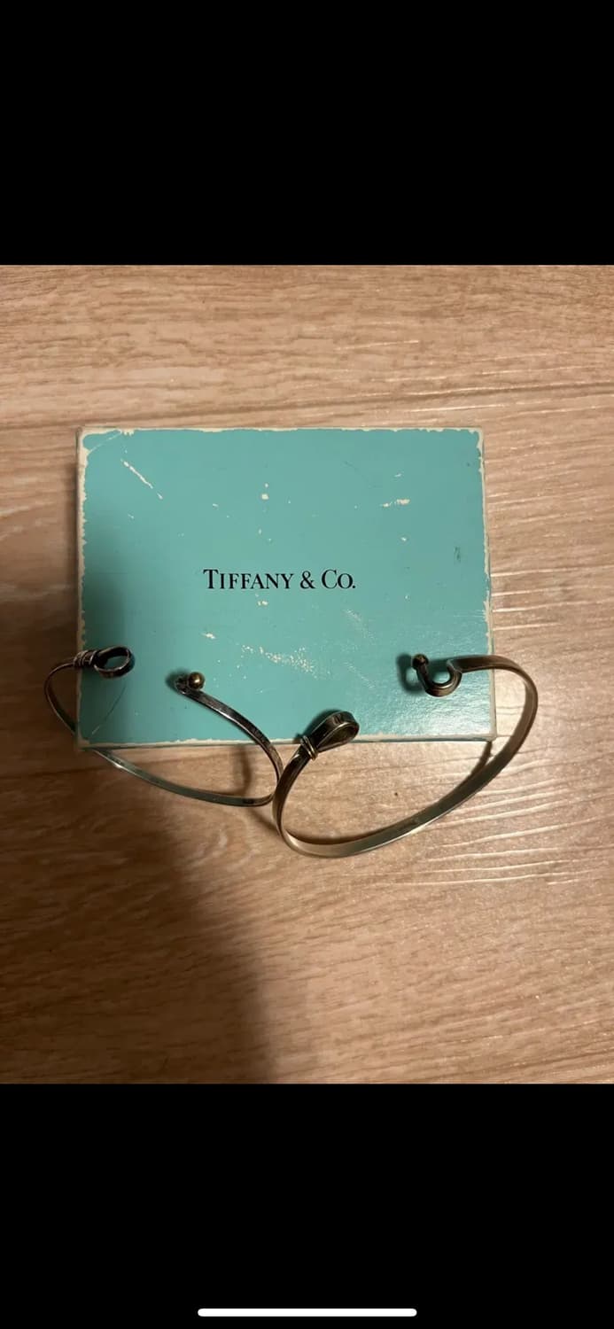 빈티지 티파니 후크아이 뱅글 커플 상품이미지1
