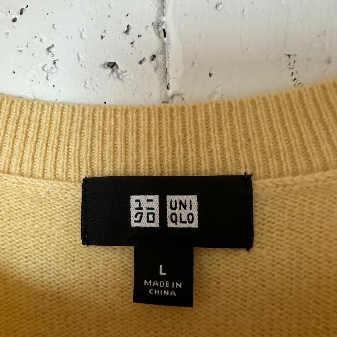 L 유니클로 캐시미어 니트 상품이미지3