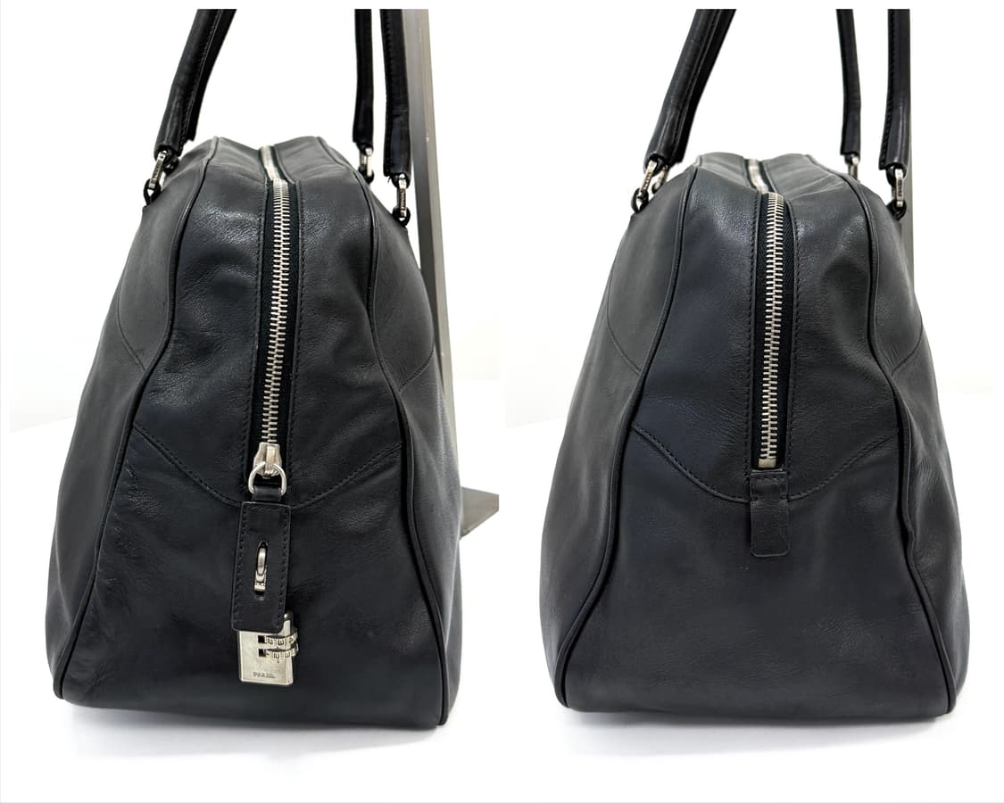 프라다 레더 볼링백 상품이미지4