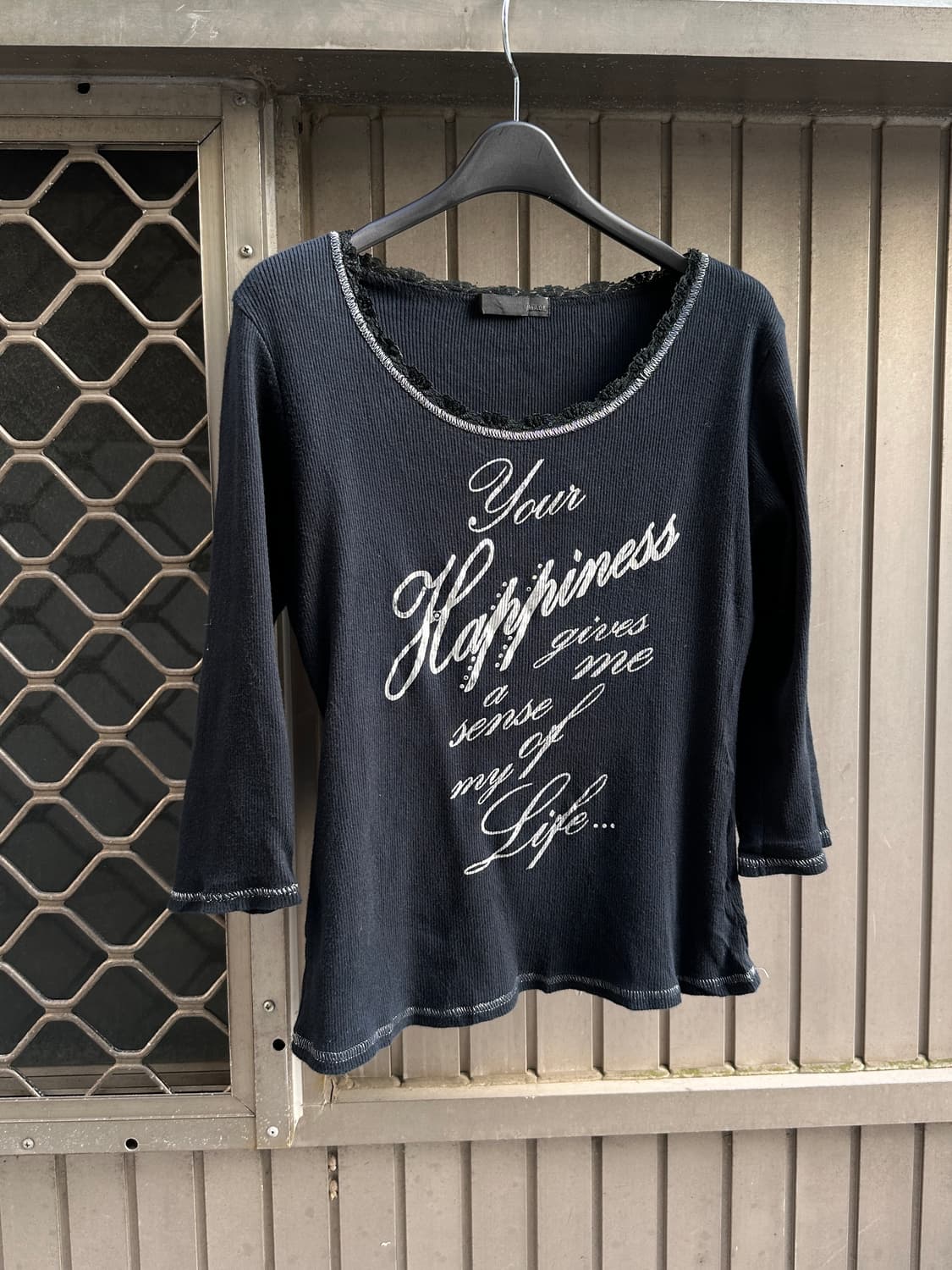 Vintage y2k lettering printing sleeve 상품이미지2