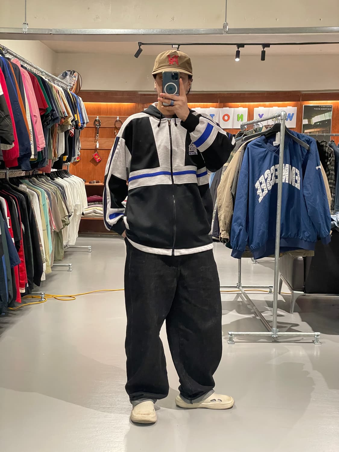 Kappa 올드스쿨 후드 집업   상품이미지5