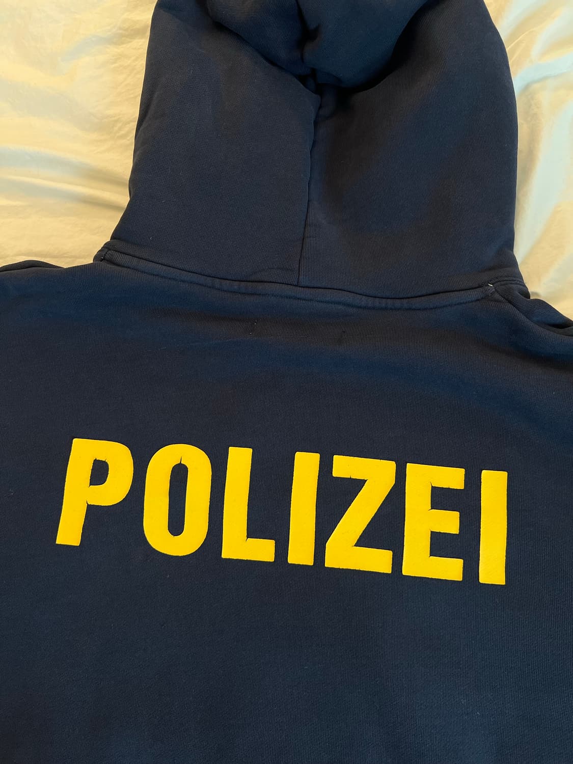 polizei 빈티지 후드티 네이비 상품이미지4