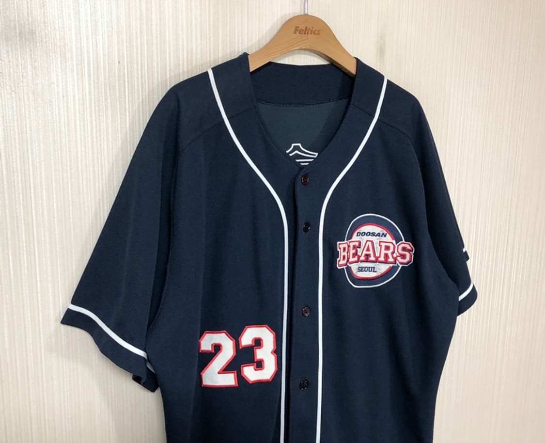 KBO 위팬 두산베어스 원정 선수실착 유니폼/져지 #23 최승환 상품이미지4