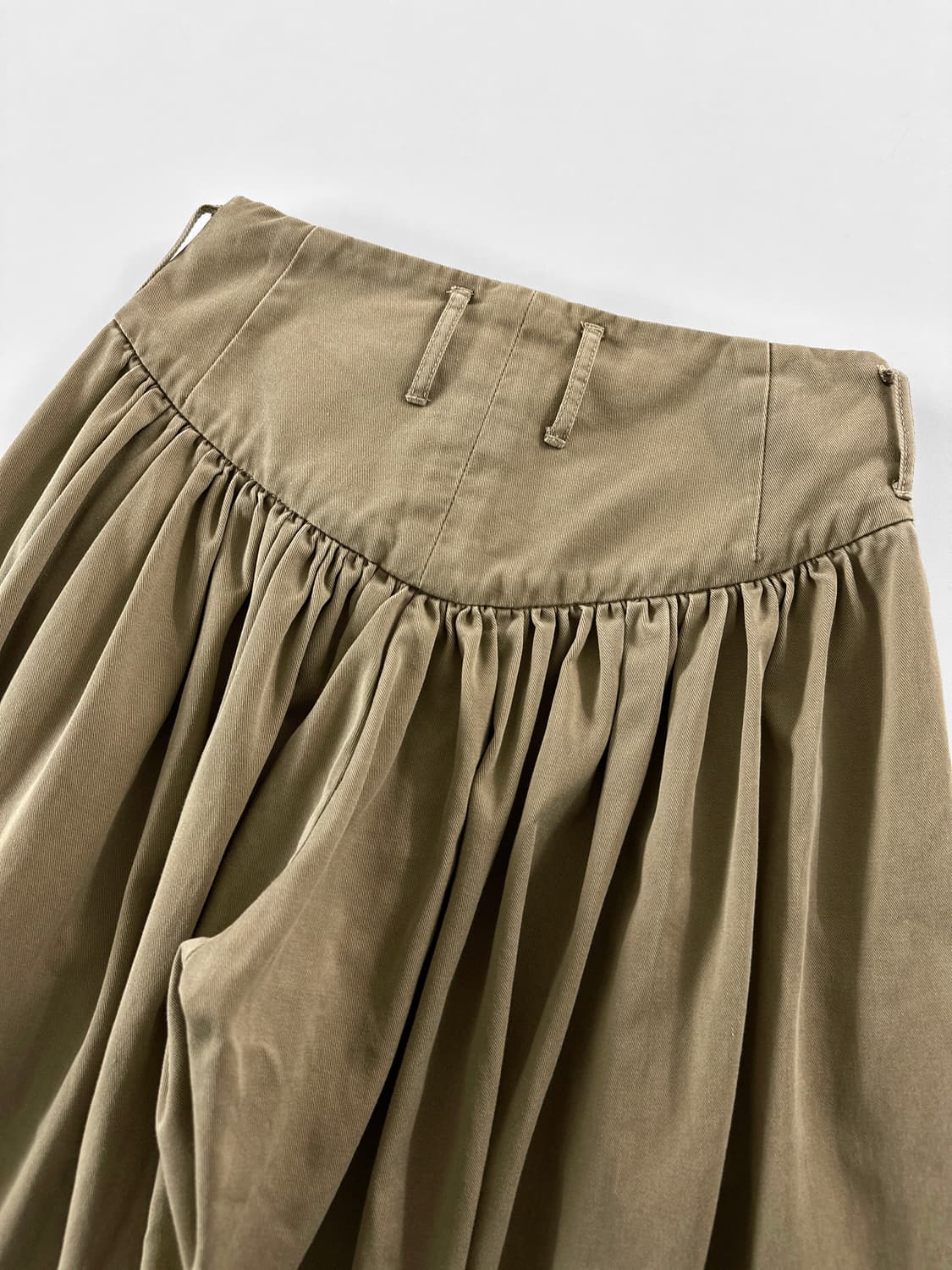 캐피탈 코튼 게더드 와이드 팬츠 상품이미지8