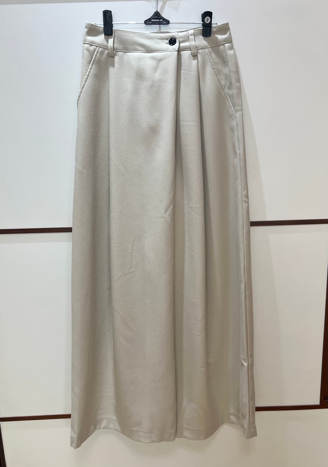 하이웨이스트 와이드 랩 슬랙스(s) 상품이미지3