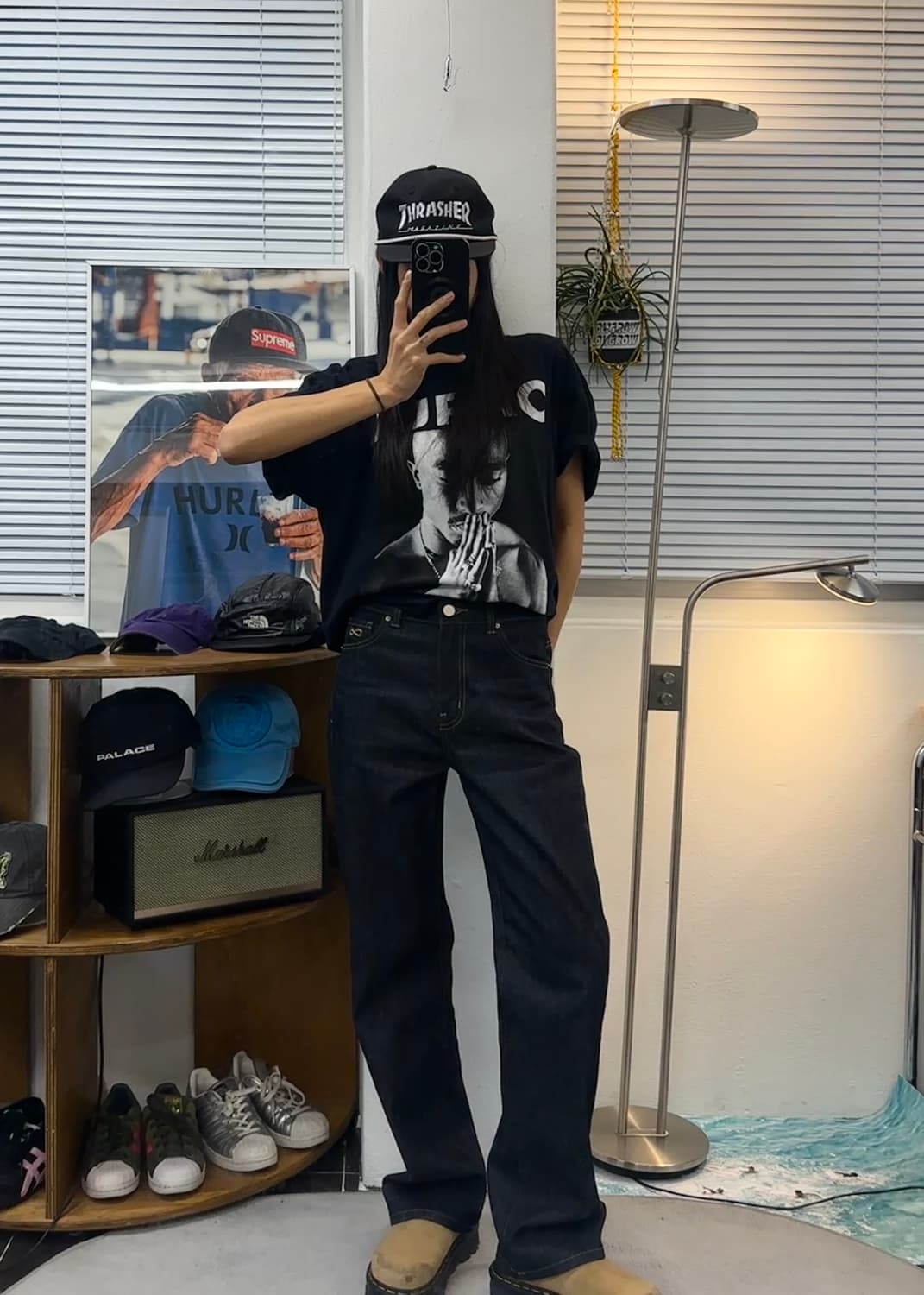 플랙 논페이드 스트레이트 데님 27 상품이미지1