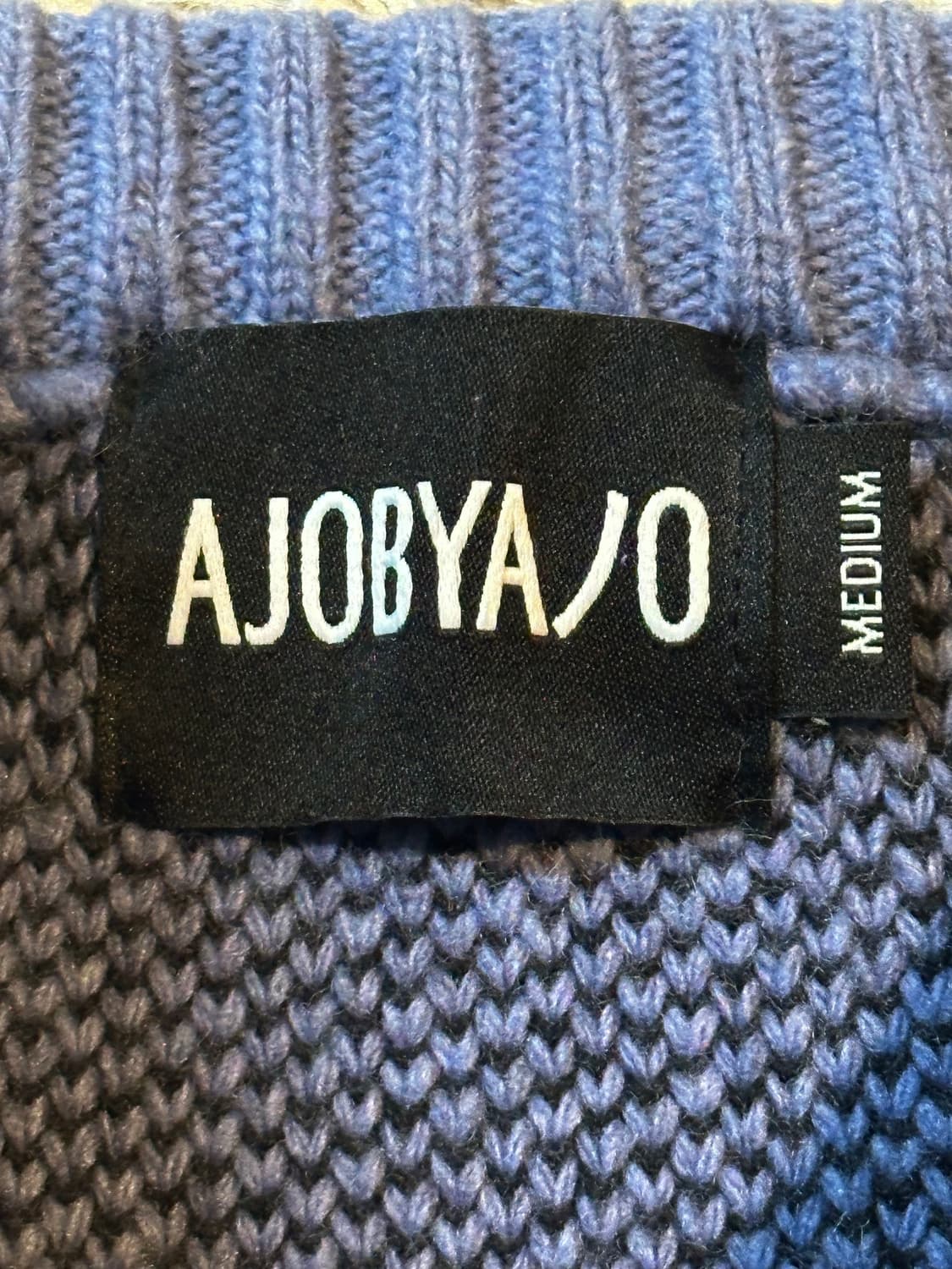 아조바이아조 AJOBYAJO DBOF 울 니트 라일락 상품이미지4