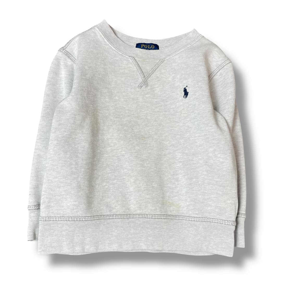 폴로랄프로렌 키즈 네이비 포니 그레이 맨투맨 3T 상품이미지1