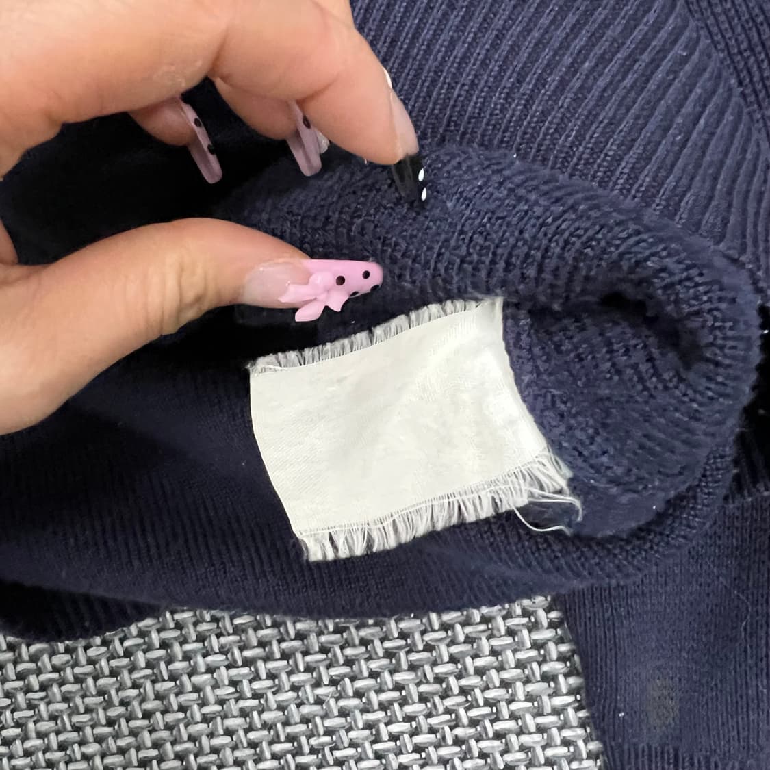 폴로 빅포니 네이비 니트집업 상품이미지6