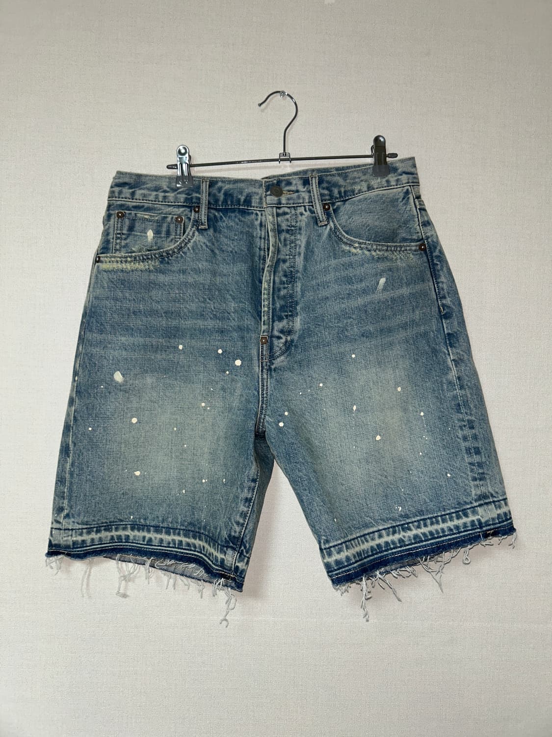비헤비어 523S 셀비지 데님 쇼츠 상품이미지3