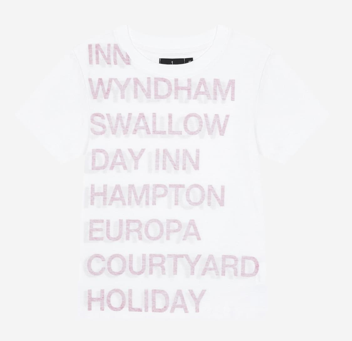 Safarispot Women 1/2 Highway Inn T-Shirt 상품이미지1