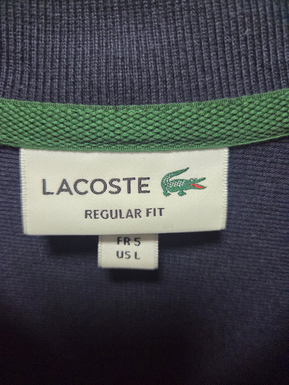 라코스테 긴팔 PK셔츠 네이비 5사이즈 상품이미지5