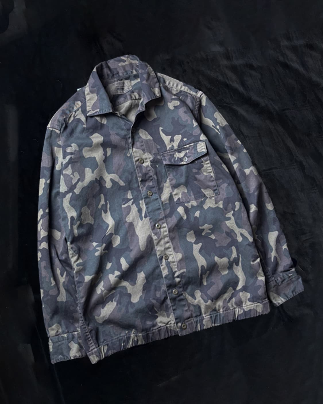 일본빈티지 INHERIT 카모 셔츠형 재킷 상품이미지1