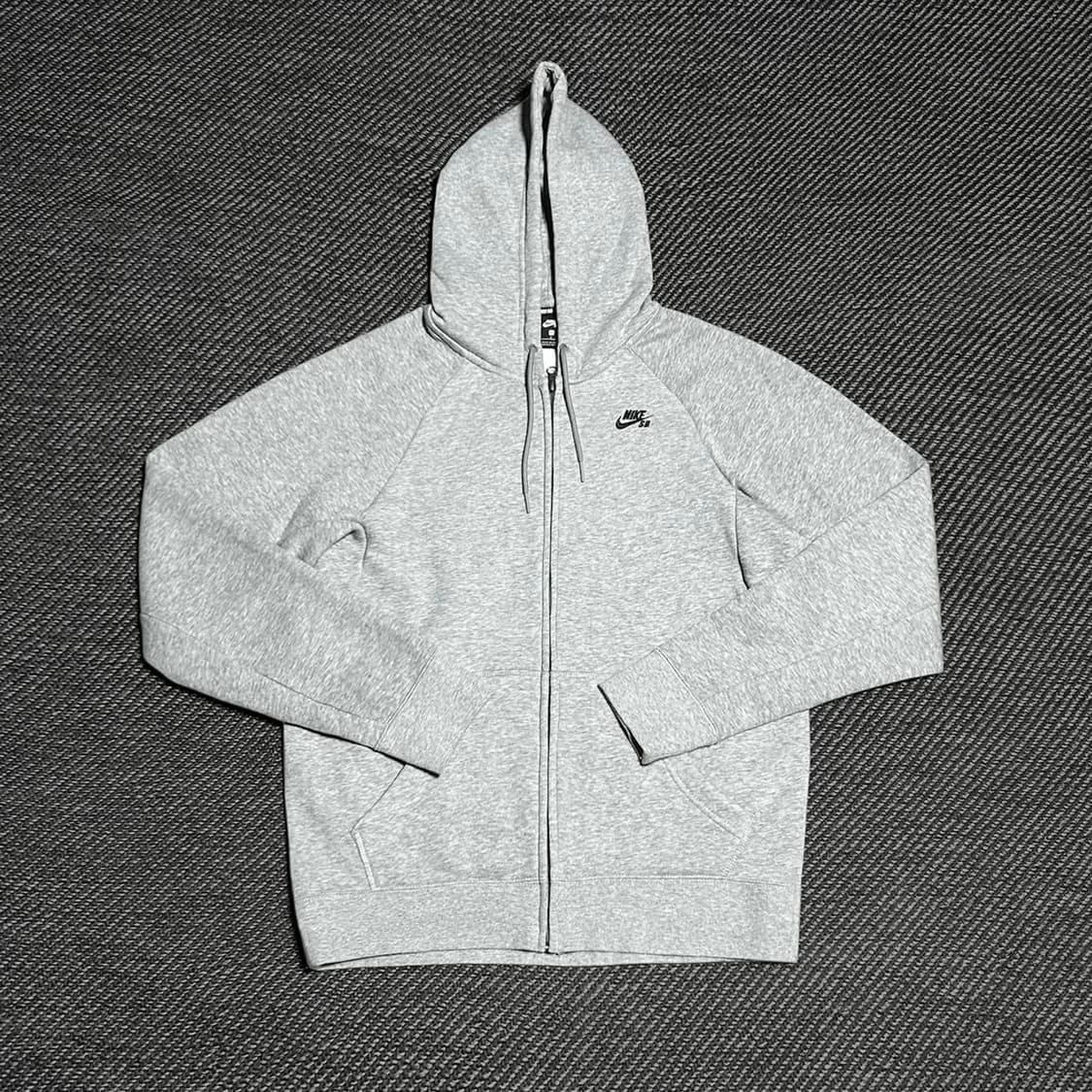 [S] Nike 나이키 SB 기모 그레이 후드집업 자켓 상품이미지1