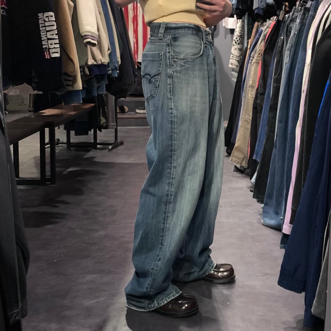 [IM] Vtg 빈티지 데님 팬츠 중청 상품이미지3