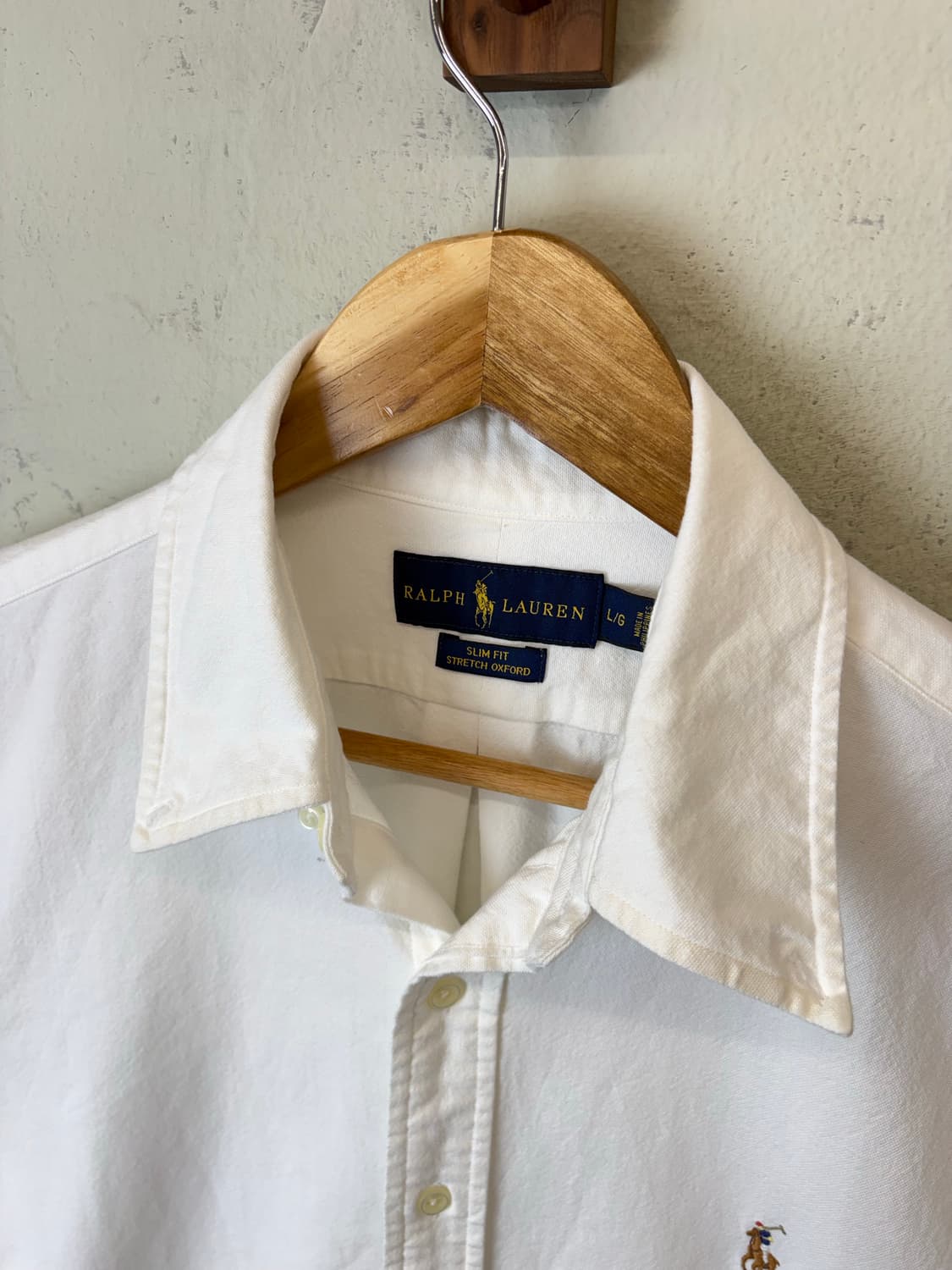 폴로랄프로렌 옥스포드 화이트 셔츠 상품이미지7