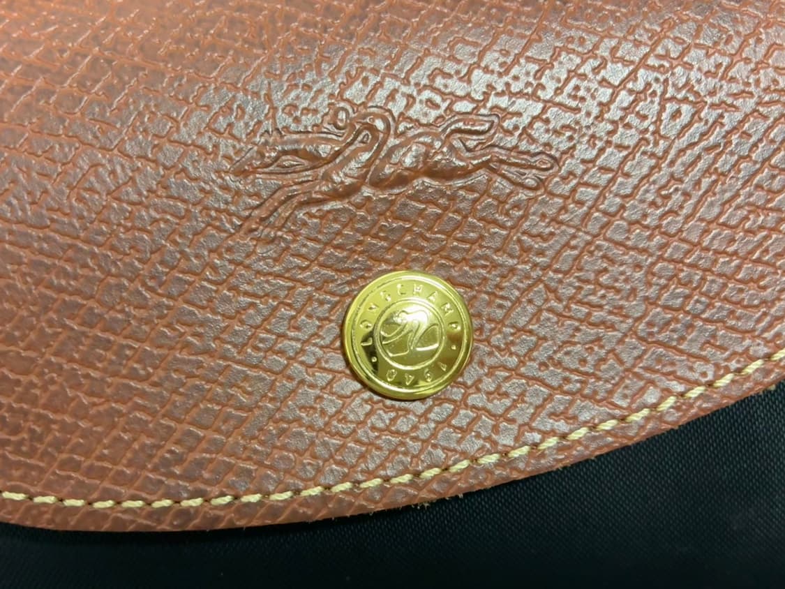 롱샴 르 플리아쥬 숄더백 m 미디움 블랙 상품이미지5