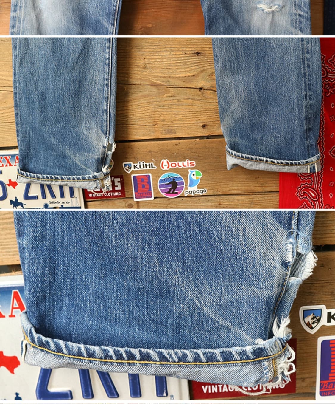 미국판 90s LVC LEVIS 리바이스 44501XX 빅E 셀비지데님 상품이미지4
