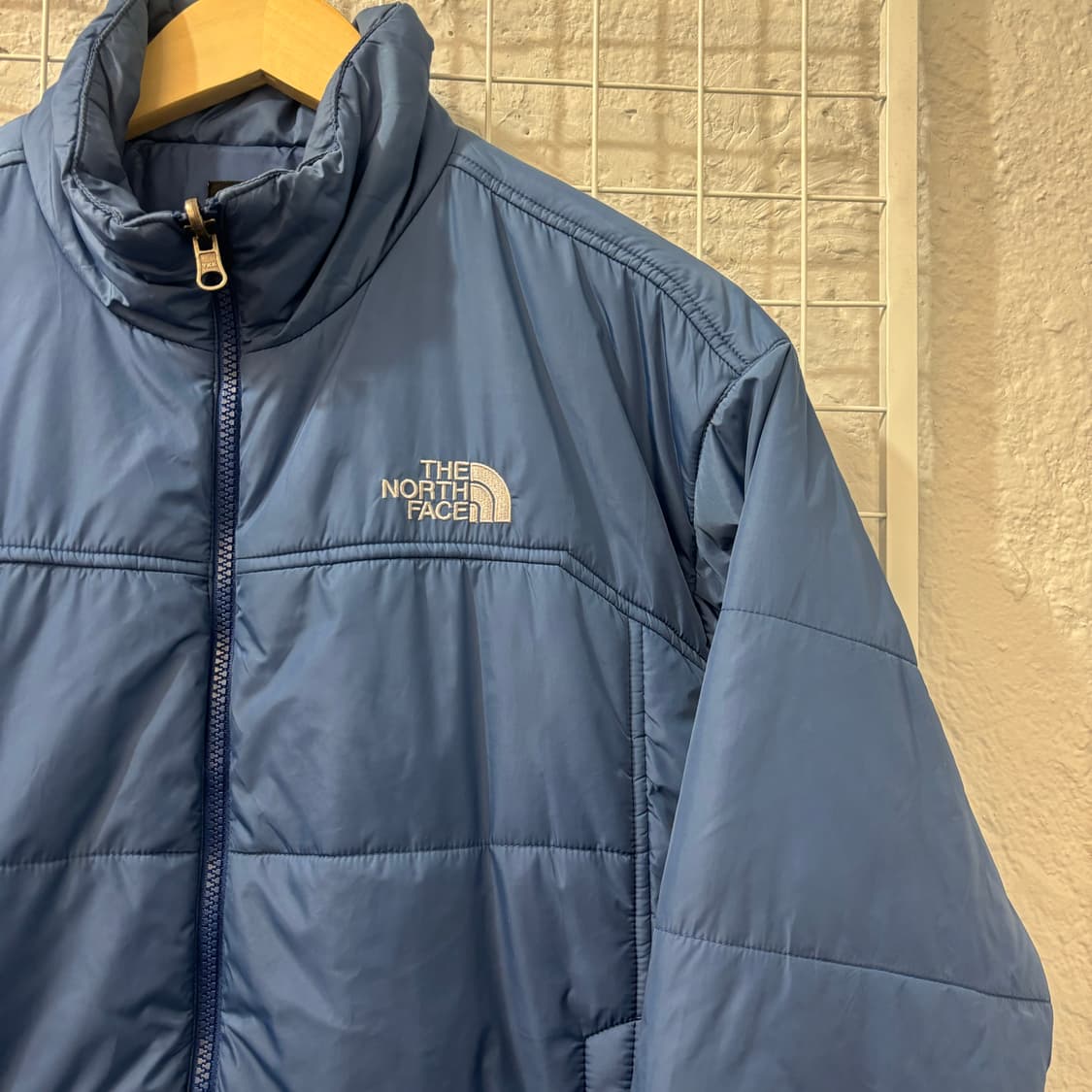 노스페이스 블루 경량패딩 자켓 M 상품이미지5