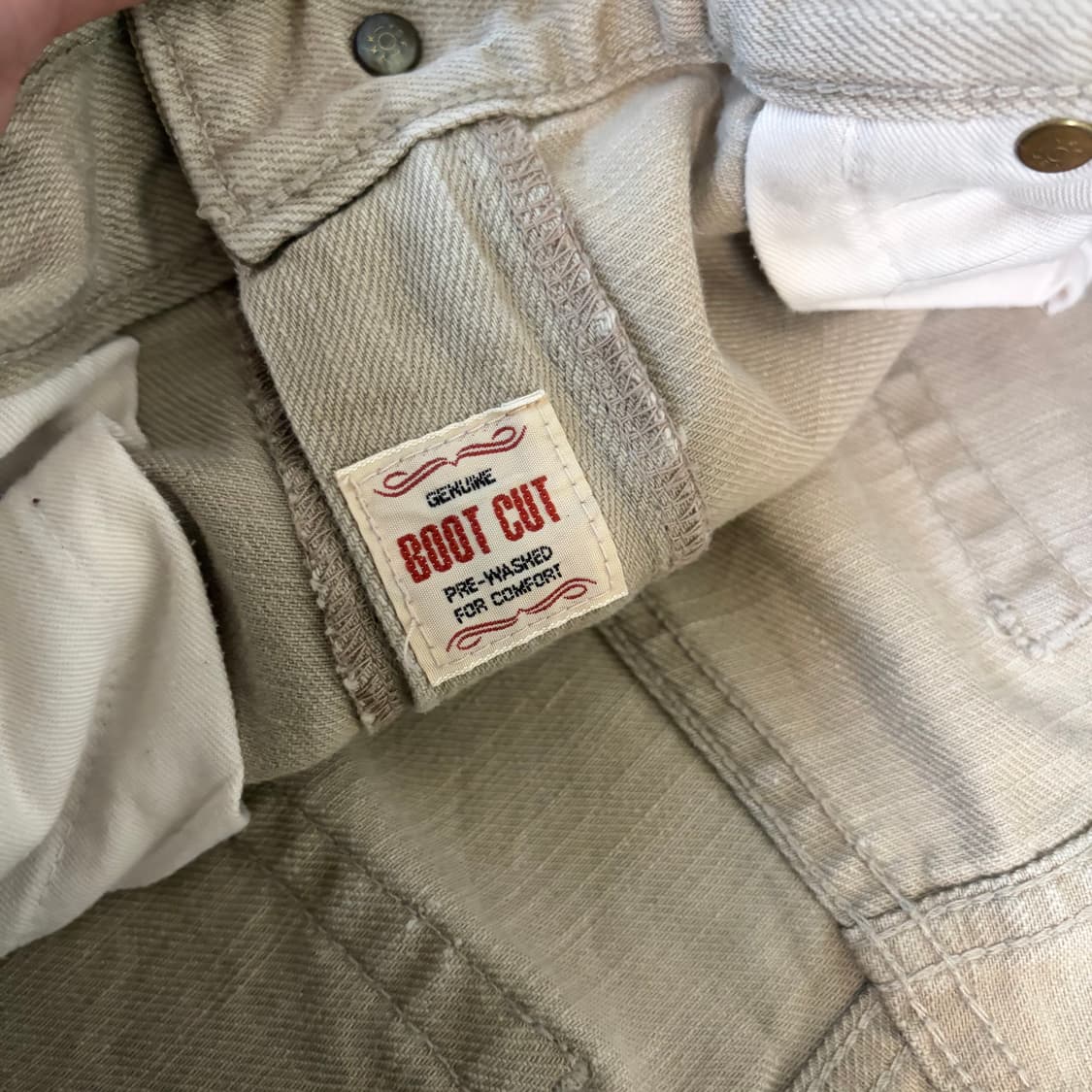 에디바우어 빈티지 부츠컷 코튼팬츠 34x30 상품이미지7