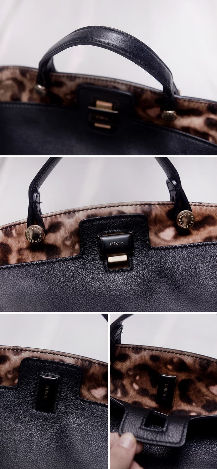 훌라 (FURLA) 파이퍼 럭스 송치 레더 원핸들 토트.숄더백 상품이미지7