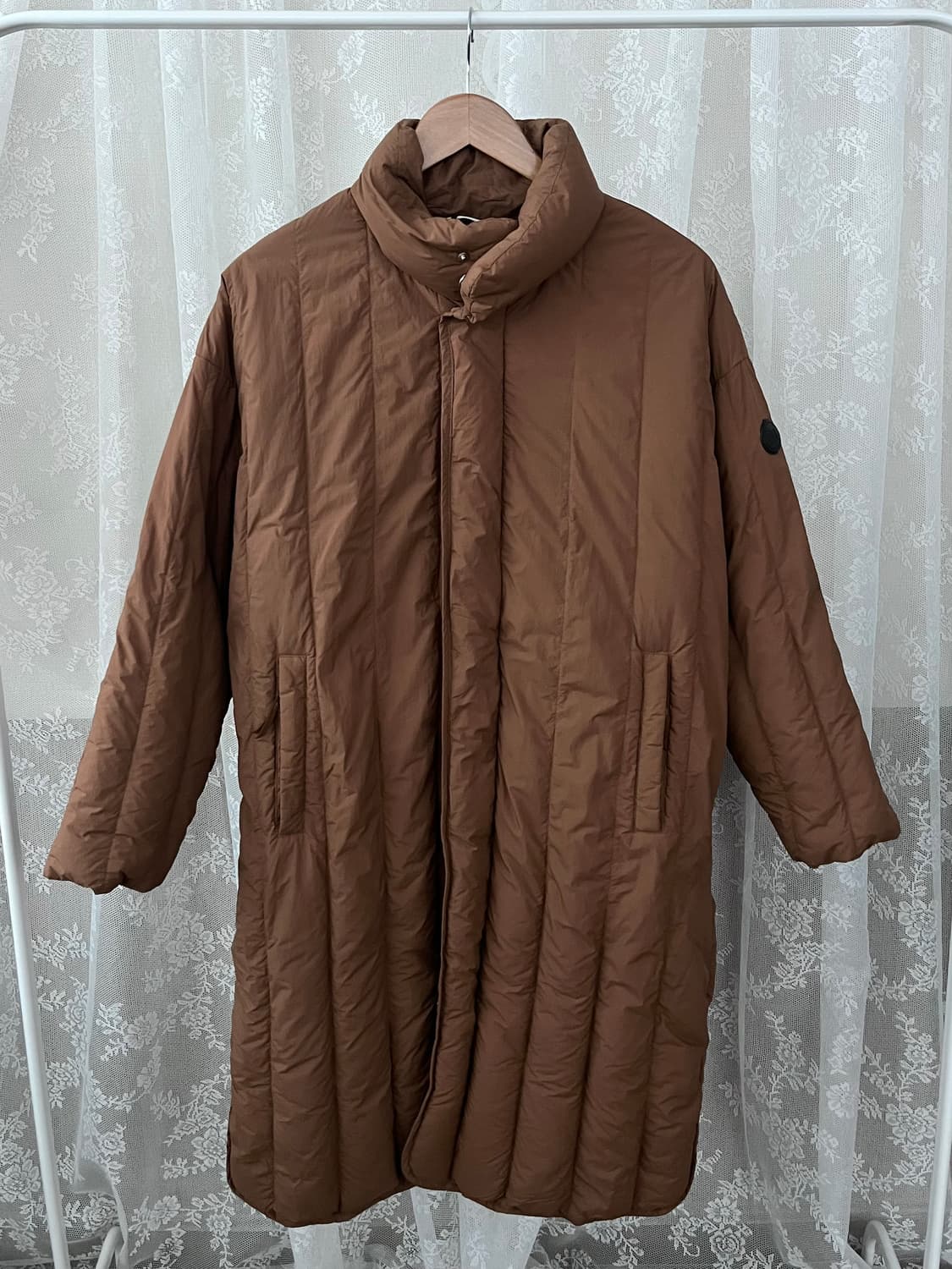 95) 코오롱 스포츠 구스다운 패딩 점퍼 브라운 상품이미지1