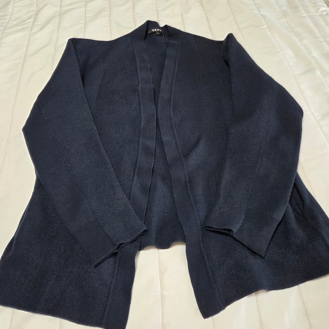 [M]DKNY 울100가디건 다크네이비 상품이미지3