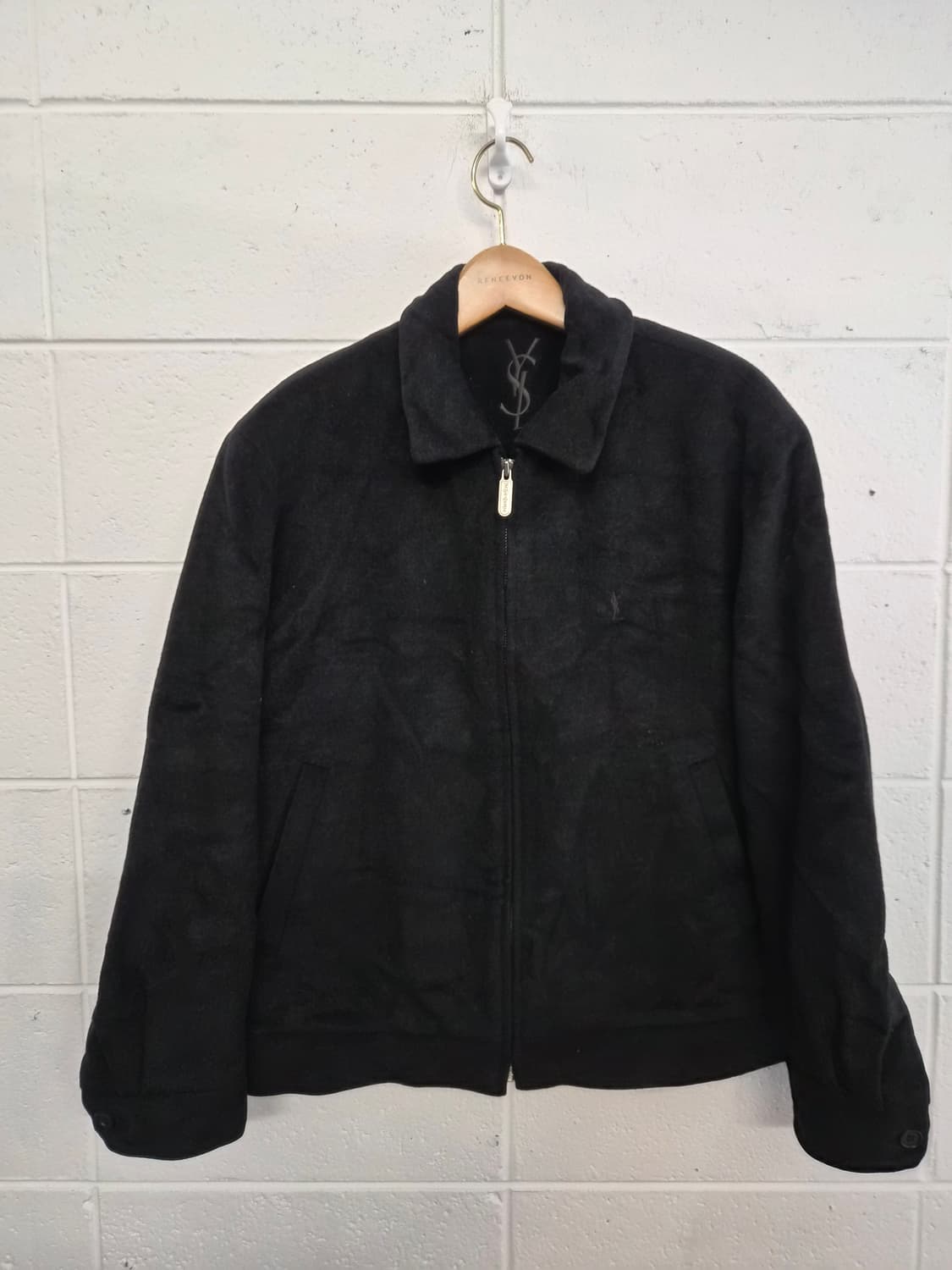 100) 입생로랑 캐시미어 혼방 울 자켓 팝니다 상품이미지1