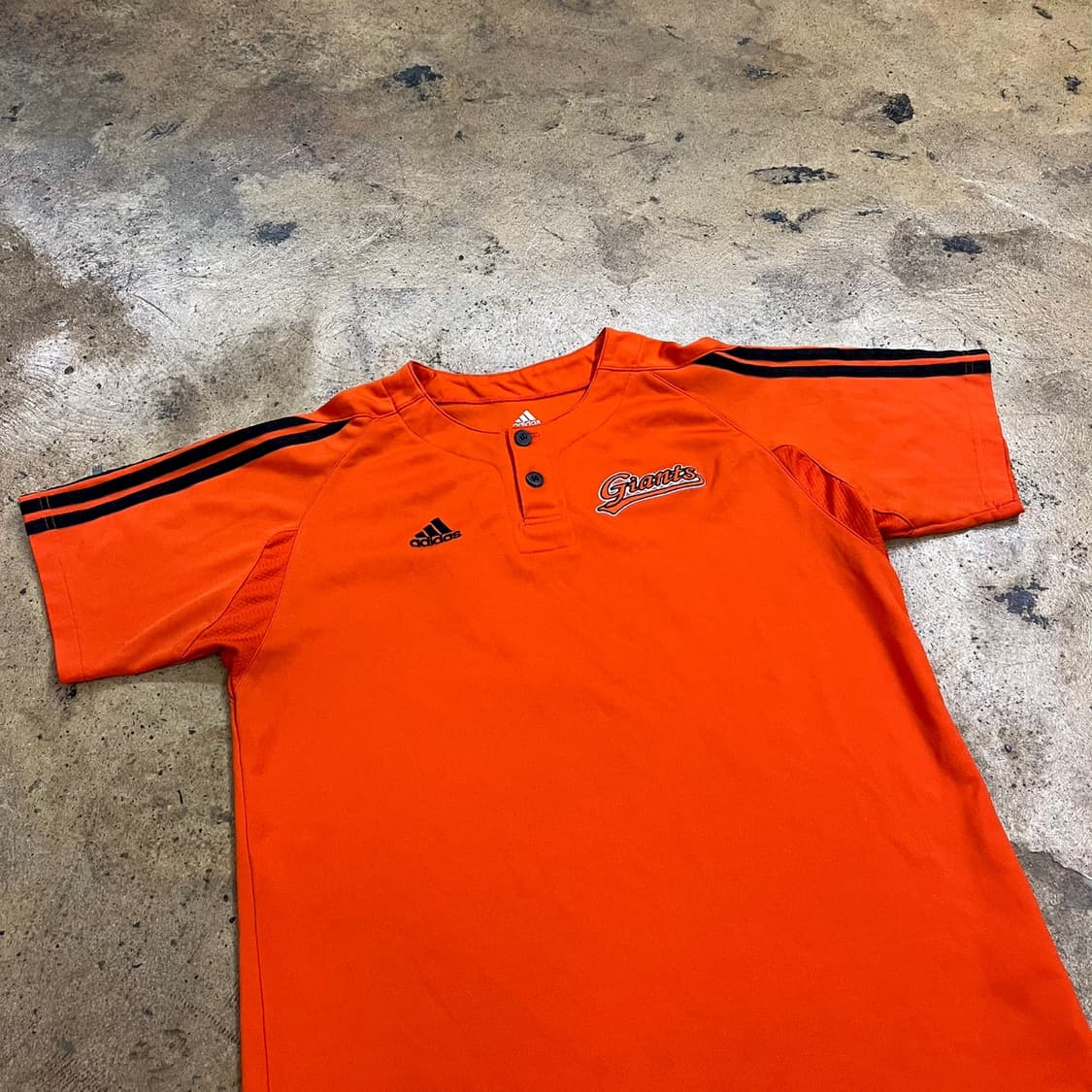 [ 정품/105 ] 아디다스 롯데자이언츠 반팔 야구 유니폼 b17 상품이미지1