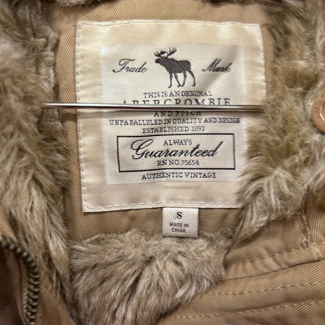 아베크롬비 오리진 헤어리 코튼 숏 봄버자켓 상품이미지3