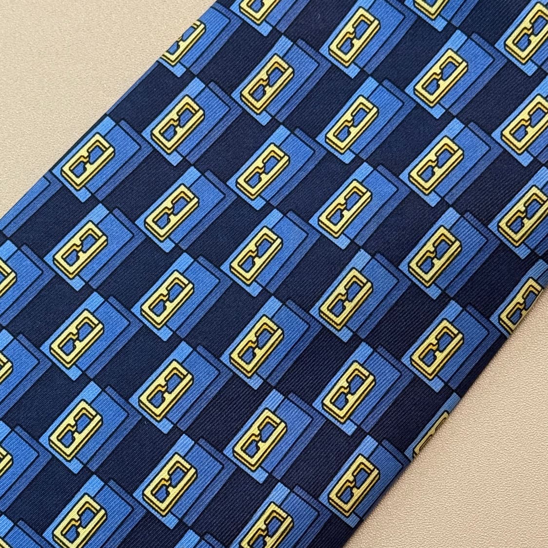 에르메스 Hermes 빈티지 레트로 실크 넥타이 상품이미지2