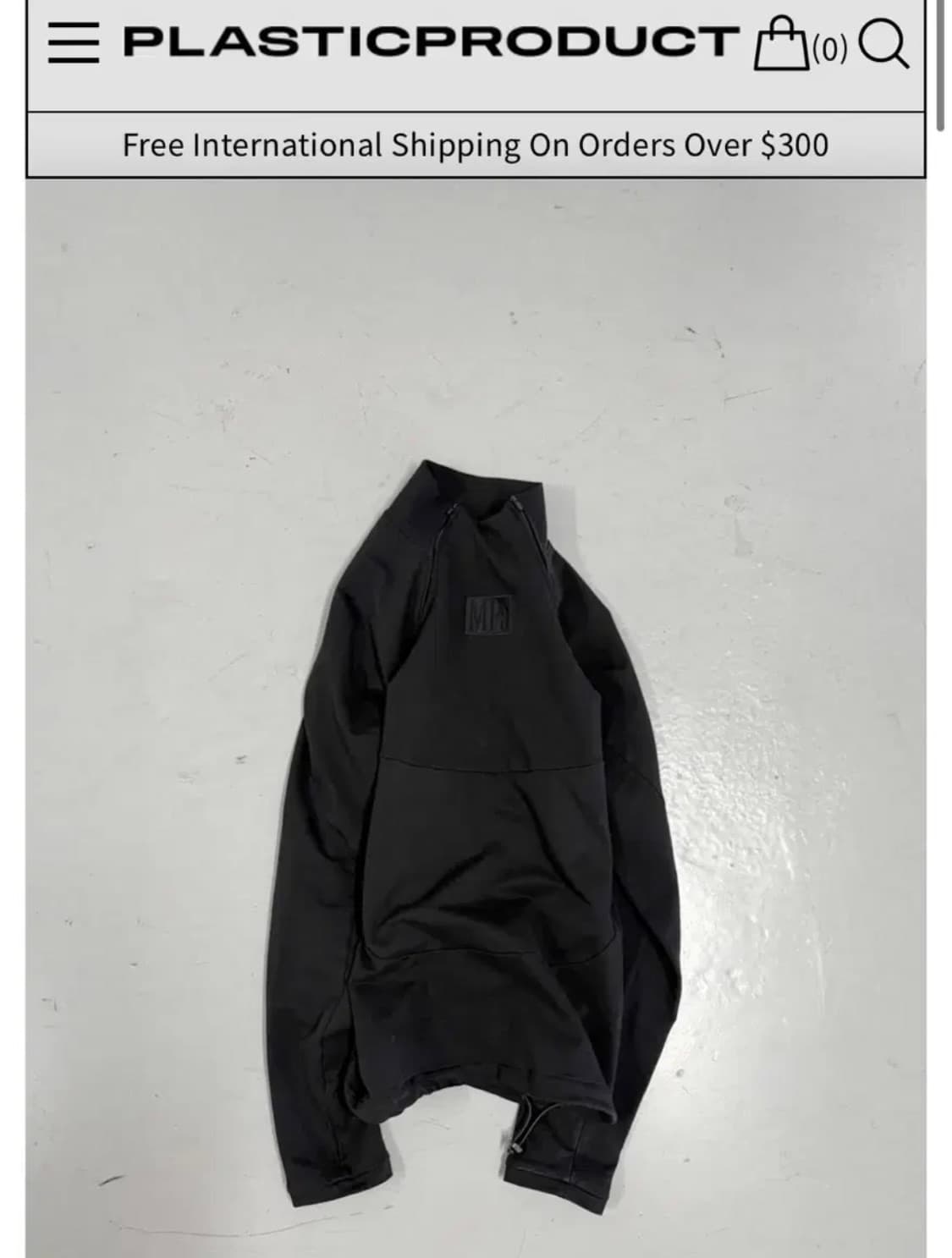 (S)플라스틱프로덕트 소프트쉘 하프집업 텍만 뗀 새상품 상품이미지2