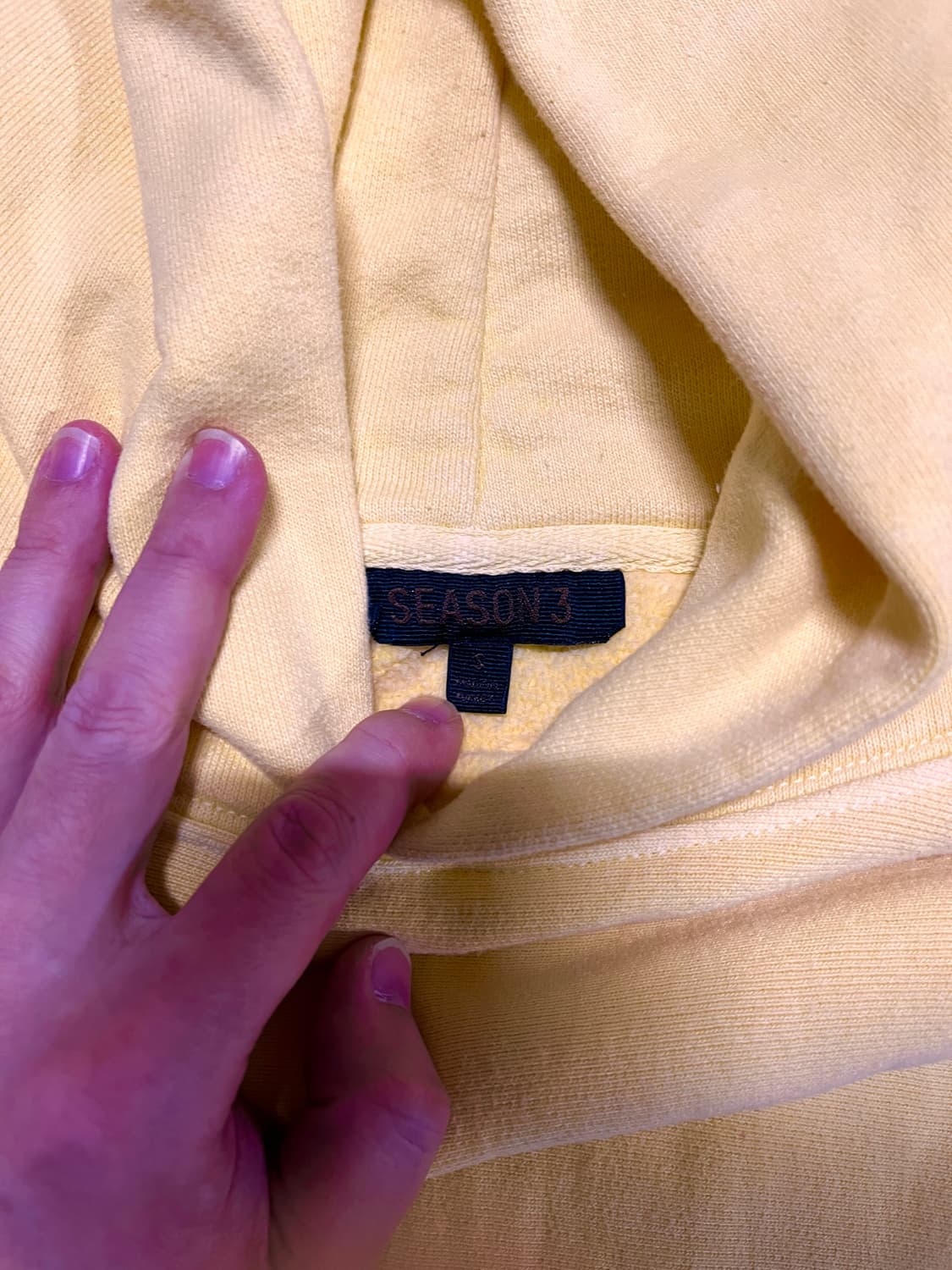 이지 시즌 3 후드 맨투맨 루즈핏 S 상품이미지3