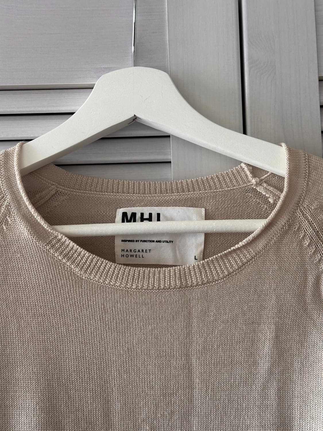 MHL 베이지 오트밀 니트 상품이미지2