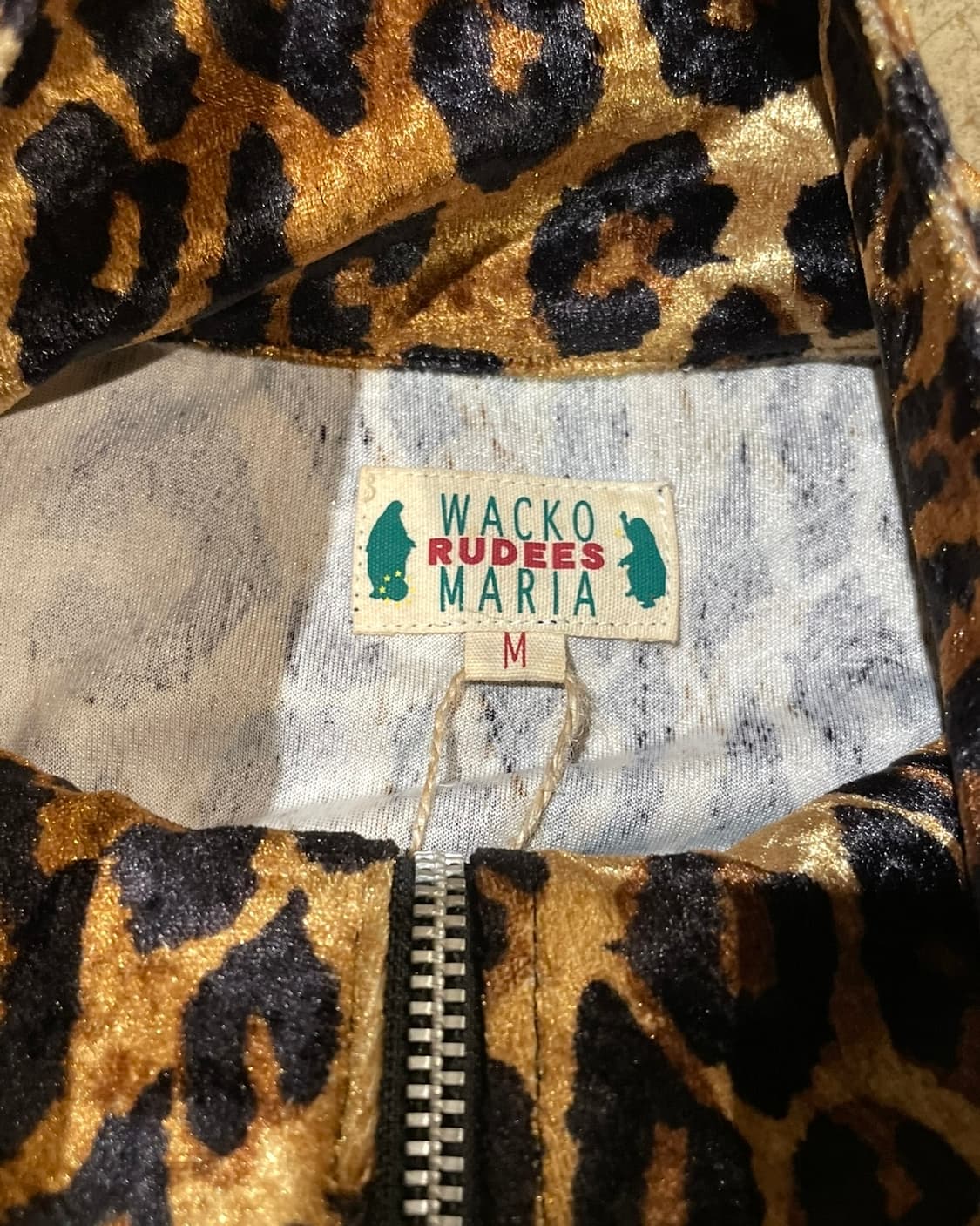 Wackomaria 와코마리아 레오파드 벨루어 트랙 자켓 (B5129) 상품이미지9