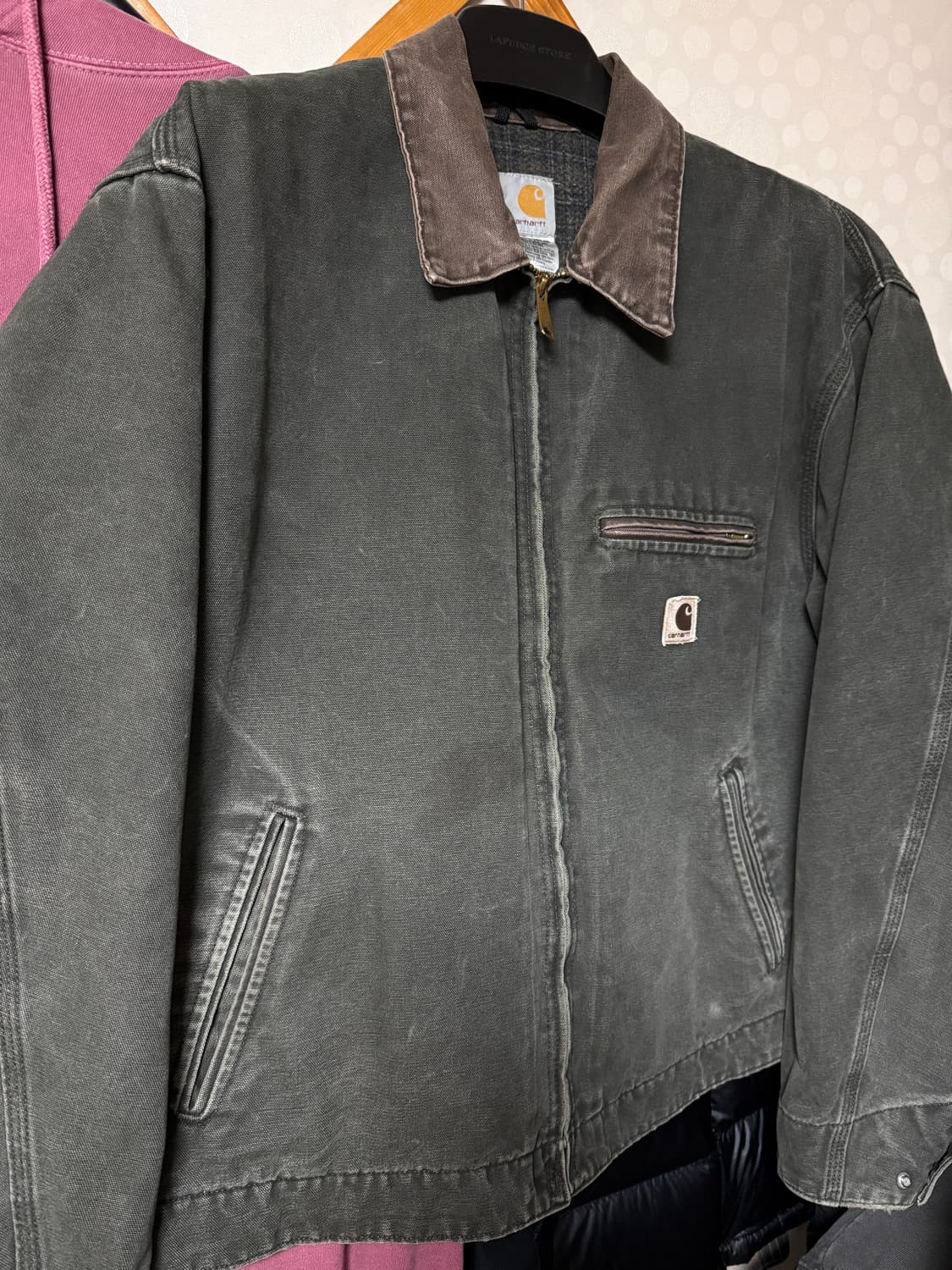 칼하트 디트로이트 자켓 j97 mos 모스 상품이미지2