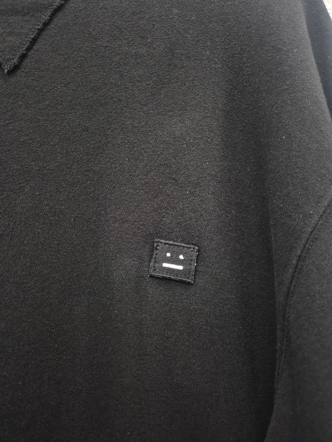 아크네 스튜디오 블랙 맨투맨 오버핏 / 110 (정품) 상품이미지2